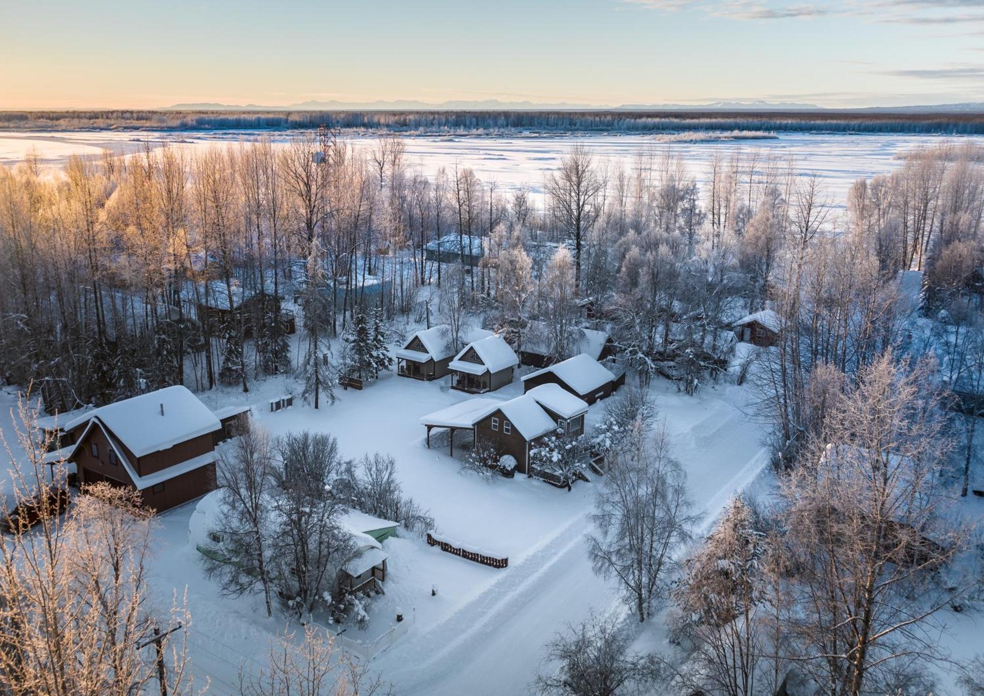 Downtown Talkeetna Cabin! Susitna Cabin מראה חיצוני תמונה